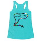 2 Gay 2 Pray Racerback Tank