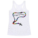 2 Gay 2 Pray Racerback Tank