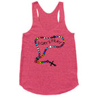 2 Gay 2 Pray Racerback Tank
