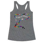 2 Gay 2 Pray Racerback Tank