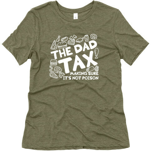 The Dad Tax Womens Triblend Tee