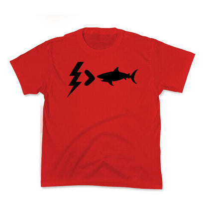 Electrocution Over Shark Trump Kids Tee
