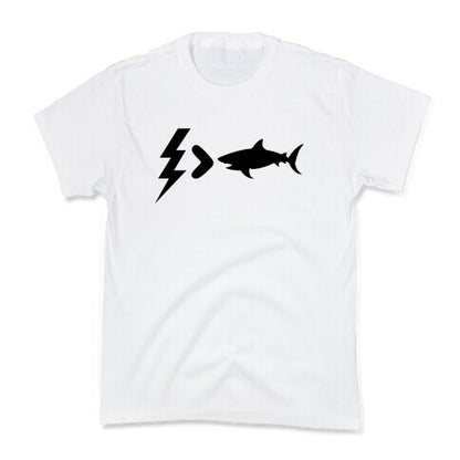 Electrocution Over Shark Trump Kids Tee