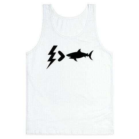 Electrocution Over Shark Trump Tank Top