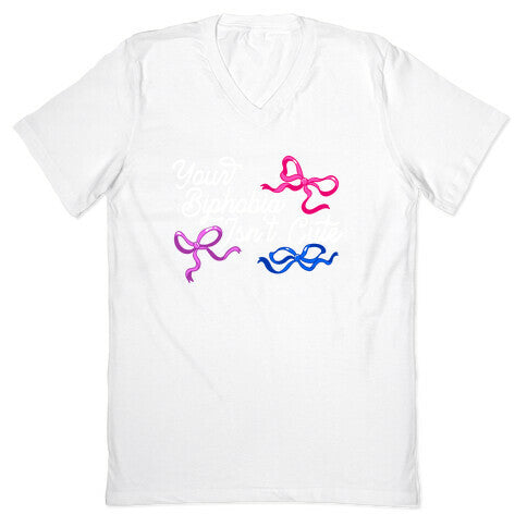 Your Biphobia Isnt Cute V-Neck