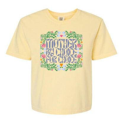 Mother By Choice For Choice Women's Comfort Colors Heavyweight Boxy Tee