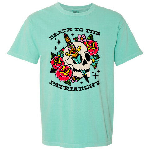 Death to The Patriarchy Comfort Colors Heavyweight Tee