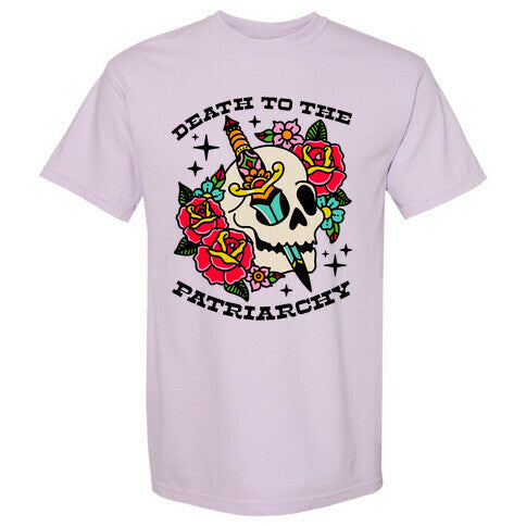 Death to The Patriarchy Comfort Colors Heavyweight Tee
