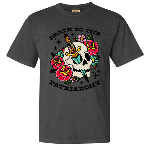 Death to The Patriarchy Comfort Colors Heavyweight Tee