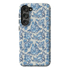 Floral Penis Pattern Blue Phone Case