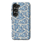 Floral Penis Pattern Blue Phone Case