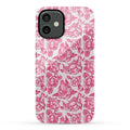 Floral Penis Pattern Pink Phone Case