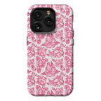 Floral Penis Pattern Pink Phone Case