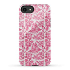 Floral Penis Pattern Pink Phone Case