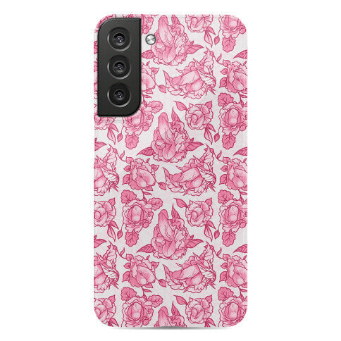 Floral Penis Pattern Pink Phone Case