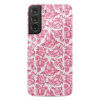 Floral Penis Pattern Pink Phone Case