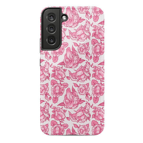 Floral Penis Pattern Pink Phone Case