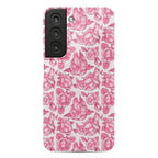 Floral Penis Pattern Pink Phone Case