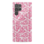 Floral Penis Pattern Pink Phone Case