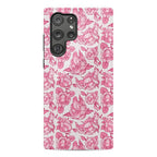 Floral Penis Pattern Pink Phone Case