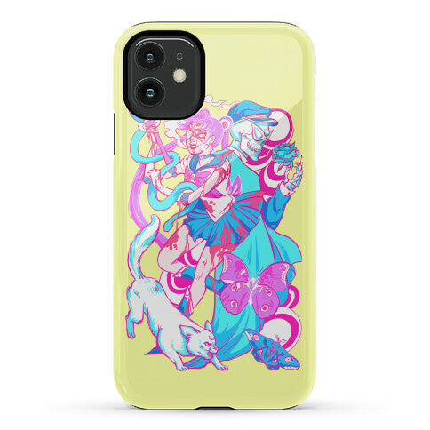 Rainbow Horror Senshi Parody Phone Case