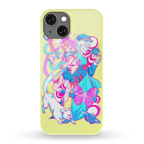 Rainbow Horror Senshi Parody Phone Case