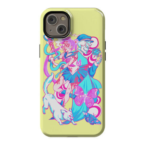 Rainbow Horror Senshi Parody Phone Case