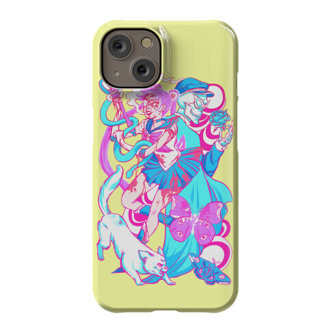 Rainbow Horror Senshi Parody Phone Case