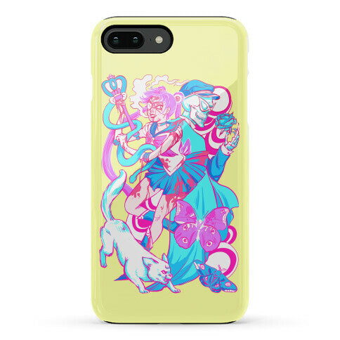 Rainbow Horror Senshi Parody Phone Case