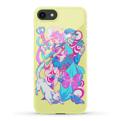 Rainbow Horror Senshi Parody Phone Case