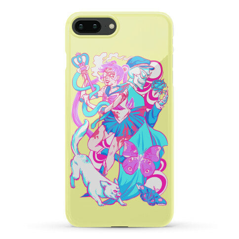 Rainbow Horror Senshi Parody Phone Case