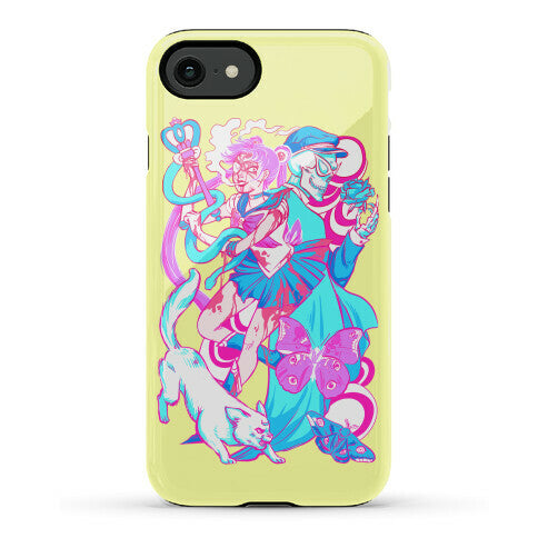 Rainbow Horror Senshi Parody Phone Case