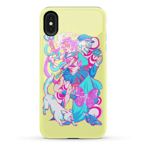 Rainbow Horror Senshi Parody Phone Case