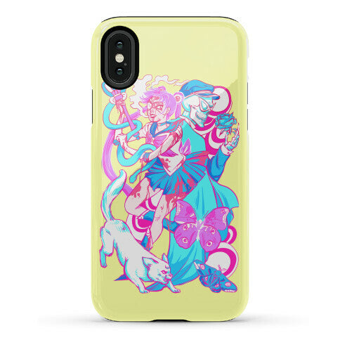 Rainbow Horror Senshi Parody Phone Case