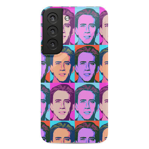Nicolas Cage Pop Art Parody Phone Case