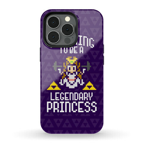 Training To Be A Legendary Princess Phone Case