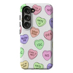 Conversation Hearts Phone Case