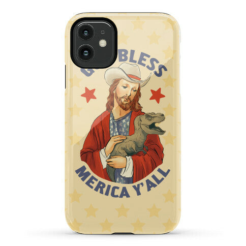 God Bless Merica Y'all Phone Case
