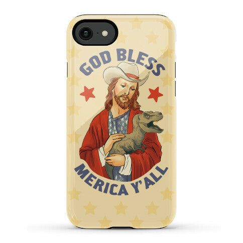 God Bless Merica Y'all Phone Case