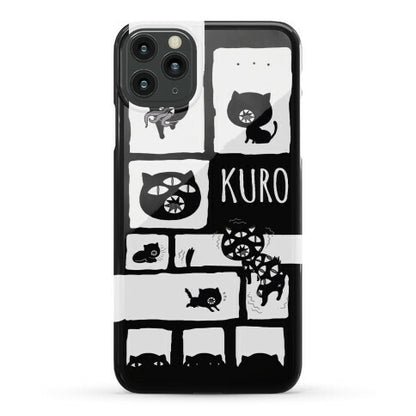 Kuro Cat Pattern Phone Case