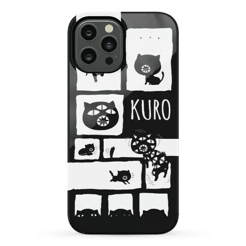 Kuro Cat Pattern Phone Case