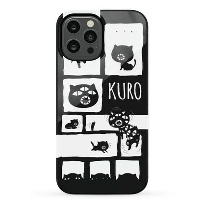 Kuro Cat Pattern Phone Case