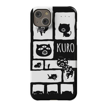 Kuro Cat Pattern Phone Case