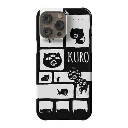 Kuro Cat Pattern Phone Case