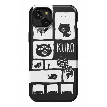 Kuro Cat Pattern Phone Case