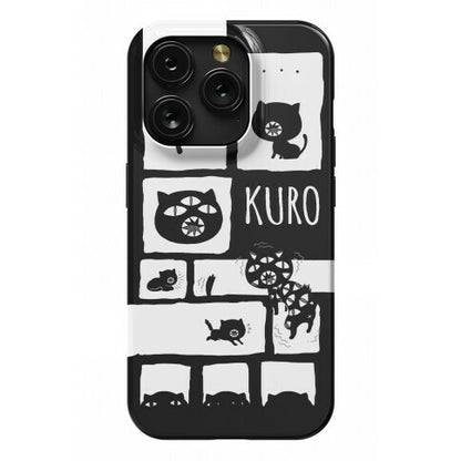 Kuro Cat Pattern Phone Case