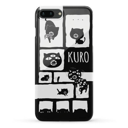 Kuro Cat Pattern Phone Case