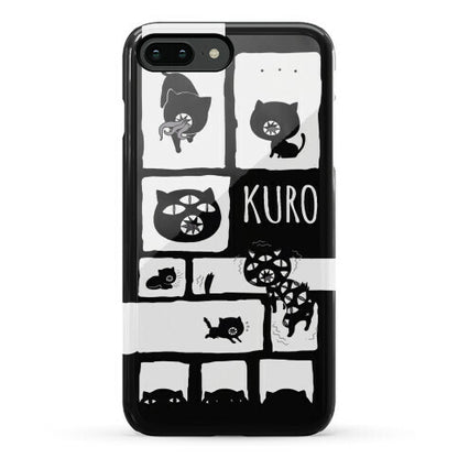 Kuro Cat Pattern Phone Case