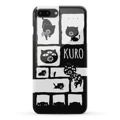 Kuro Cat Pattern Phone Case