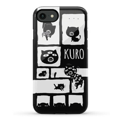 Kuro Cat Pattern Phone Case